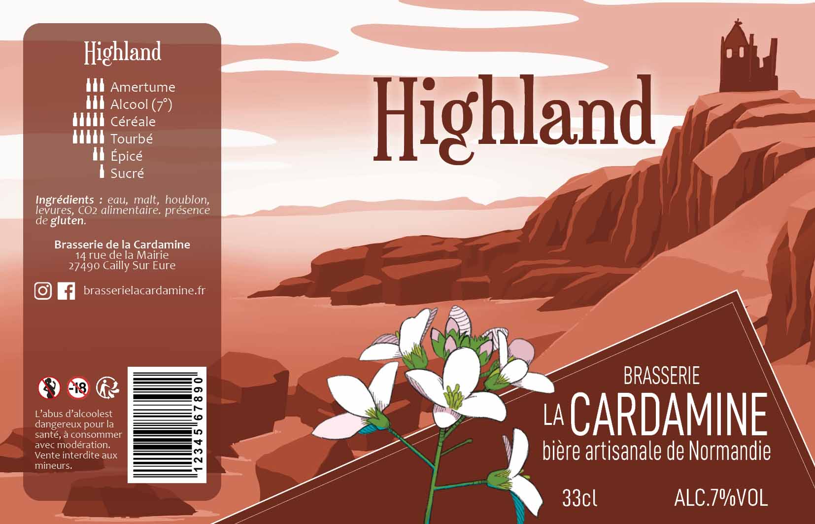 web étiquette cardamine 2024